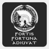 Roman Centurion Classic Ronde Sticker (Voorkant)