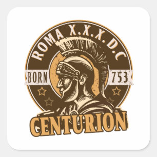 Roman Centurion Vierkante Sticker