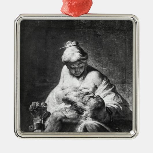Roman Charity Metalen Ornament (Voorkant)