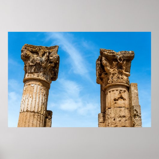 Roman City Ruins Poster (Voorkant)