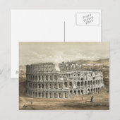 Roman Coliseum Art Briefkaart (Voorkant / Achterkant)