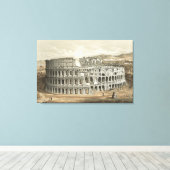 Roman Coliseum  Art Canvas Afdruk (Insitu (Houten vloer))