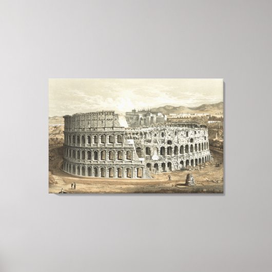 Roman Coliseum  Art Canvas Afdruk (Voorkant)
