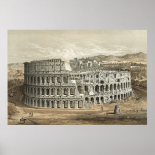 Roman Coliseum  Art Poster