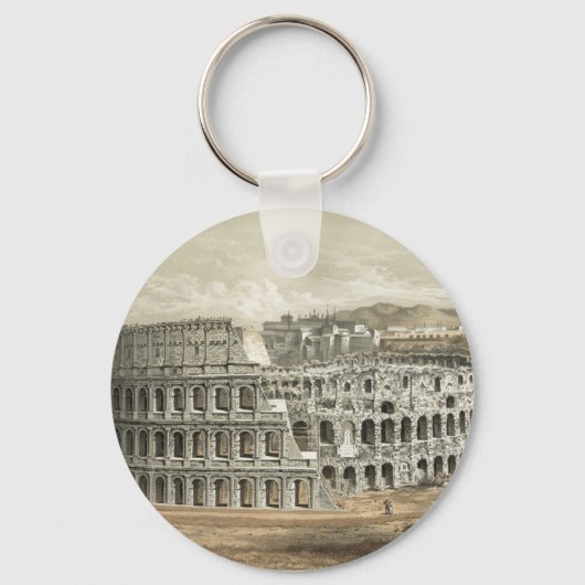 Roman Coliseum Art Sleutelhanger (Voorkant)