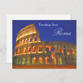 Roman Coliseum Briefkaart (Voorkant / Achterkant)