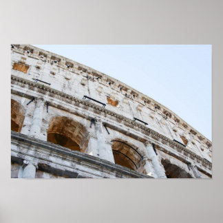 Roman Coliseum in de ochtend Poster