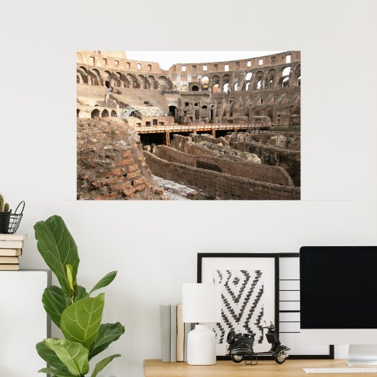 Roman Coliseum Poster (Thuiskantoor)