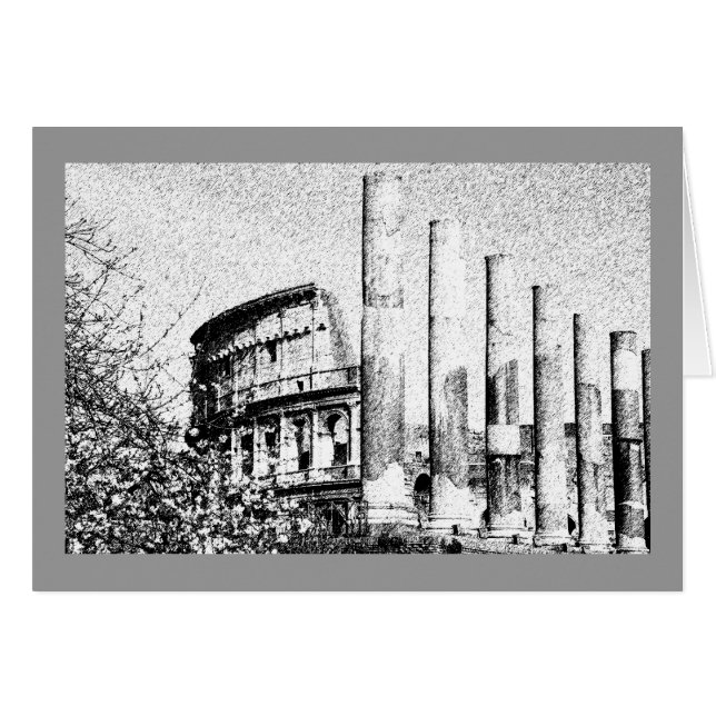 Roman Coliseum, Rome Italië (Voorkant Horizontaal)