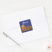 Roman Coliseum Vierkante Sticker (Envelop)