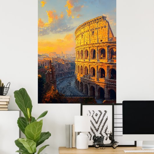Roman Colosseum Art Print (Thuiskantoor)