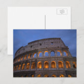 Roman Colosseum bij nacht Briefkaart (Voorkant / Achterkant)