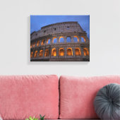 Roman Colosseum bij nacht Canvas Afdruk (Insitu (Woonkamer))