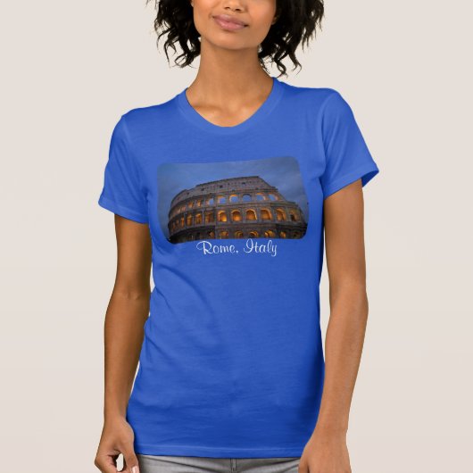 Roman Colosseum bij nacht T-shirt (Voorkant)