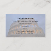 Roman Colosseum bij nacht Visitekaartje (Achterkant)