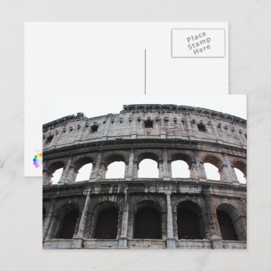Roman Colosseum Briefkaart (Voorkant / Achterkant)