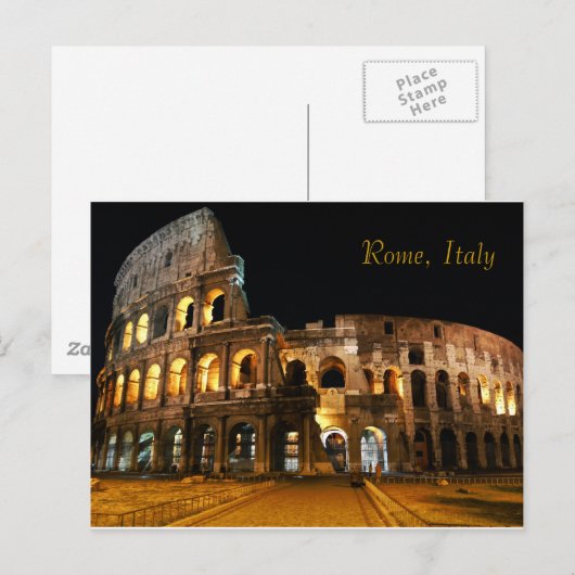 Roman Colosseum Briefkaart (Voorkant / Achterkant)