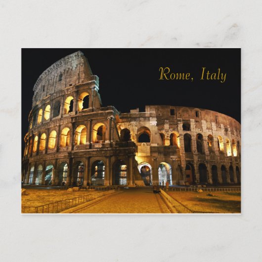 Roman Colosseum Briefkaart (Voorkant)