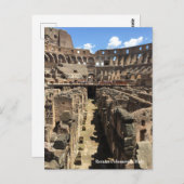 Roman Colosseum, foto Italië Briefkaart (Voorkant / Achterkant)