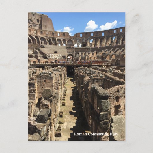 Roman Colosseum, foto Italië Briefkaart (Voorkant)