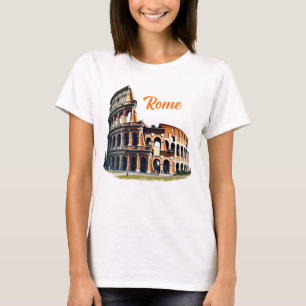 Roman Colosseum Italië Travel Graphic T-shirt