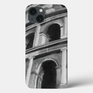 Roman Colosseum met Architecturaal Tekeningen Case-Mate iPhone Case