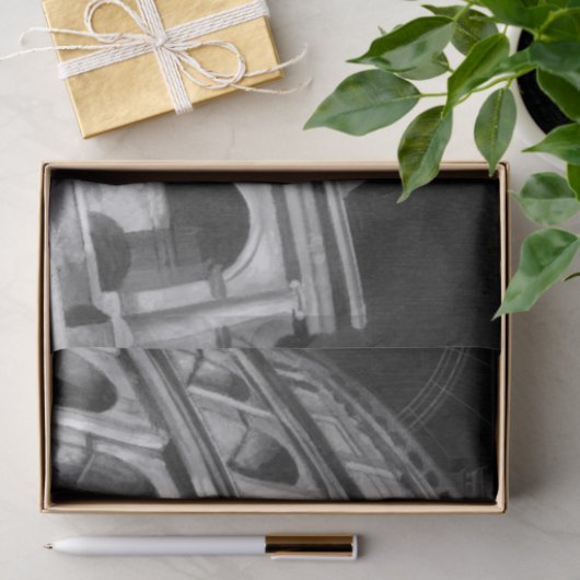 Roman Colosseum met Architecturaal Tekeningen Tissuepapier (Geschenk)
