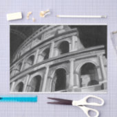 Roman Colosseum met Architecturaal Tekeningen Tissuepapier (Craft)