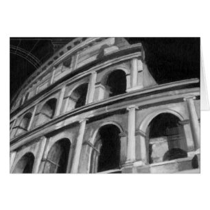 Roman Colosseum met Architectural Drawings