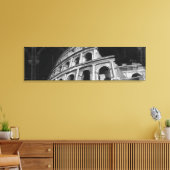 Roman Colosseum met Architectural Drawings Canvas Afdruk (Insitu (Woonkamer))