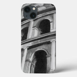 Roman Colosseum met Architectural Drawings iPhone 13 Hoesje