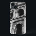 Roman Colosseum met Architectural Drawings Case-Mate iPhone Case<br><div class="desc">A picture of the Roman Colosseum complete with archittural drawings of the archways. One of the new seven wonders of the world,  the style of the building still impact modern design. A great gift for someone who loves architecture or studying,  voorheen Rome.</div>