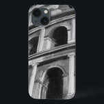 Roman Colosseum met Architectural Drawings Case-Mate iPhone Case<br><div class="desc">A picture of the Roman Colosseum complete with archittural drawings of the archways. One of the new seven wonders of the world,  the style of the building still impact modern design. A great gift for someone who loves architecture or studying,  voorheen Rome.</div>
