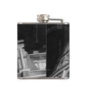 Roman Colosseum met Architectural Drawings Heupfles (Achterkant)