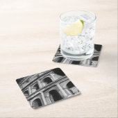 Roman Colosseum met Architectural Drawings Kartonnen Onderzetters (Insitu)