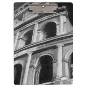 Roman Colosseum met Architectural Drawings Klembord
