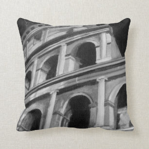 Roman Colosseum met Architectural Drawings Kussen