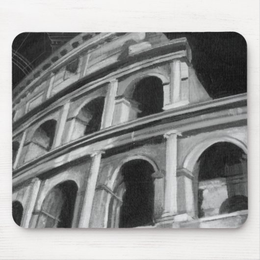 Roman Colosseum met Architectural Drawings Muismat (Voorkant)