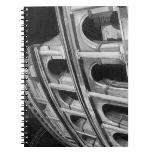Roman Colosseum met Architectural Drawings Notitieboek (Voorkant)