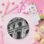 Roman Colosseum met Architectural Drawings Papieren Bordje (Feest)