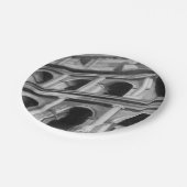 Roman Colosseum met Architectural Drawings Papieren Bordje (Gekanteld)