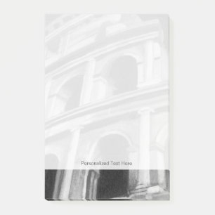 Roman Colosseum met Architectural Drawings Post-it® Notes