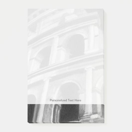 Roman Colosseum met Architectural Drawings Post-it® Notes (Voorkant)