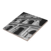 Roman Colosseum met Architectural Drawings Tegeltje (Zijkant)