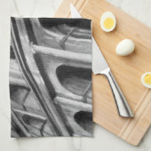 Roman Colosseum met Architectural Drawings Theedoek (Quarter Fold)