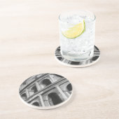 Roman Colosseum met Architectural Drawings Zandsteen Onderzetter (Zijkant)