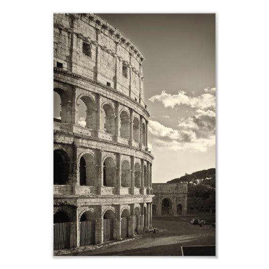 Roman Colosseum Print Foto Afdruk (Voorkant)