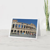 Roman Colosseum, Roma, Italië Kaart (Voorkant)