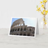 Roman Colosseum, Rome, Italiaans Kaart (Gele Bloem)