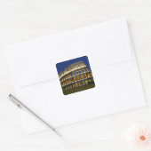 Roman Colosseum, Rome, Italië 3 Vierkante Sticker (Envelop)